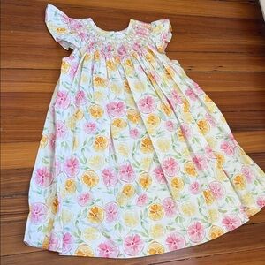 Little English Pink and Yellow Floral Dress